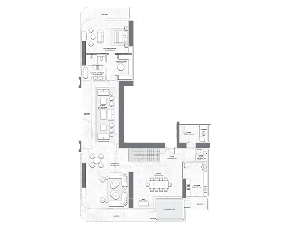 Dar Global Trump Tower Layout