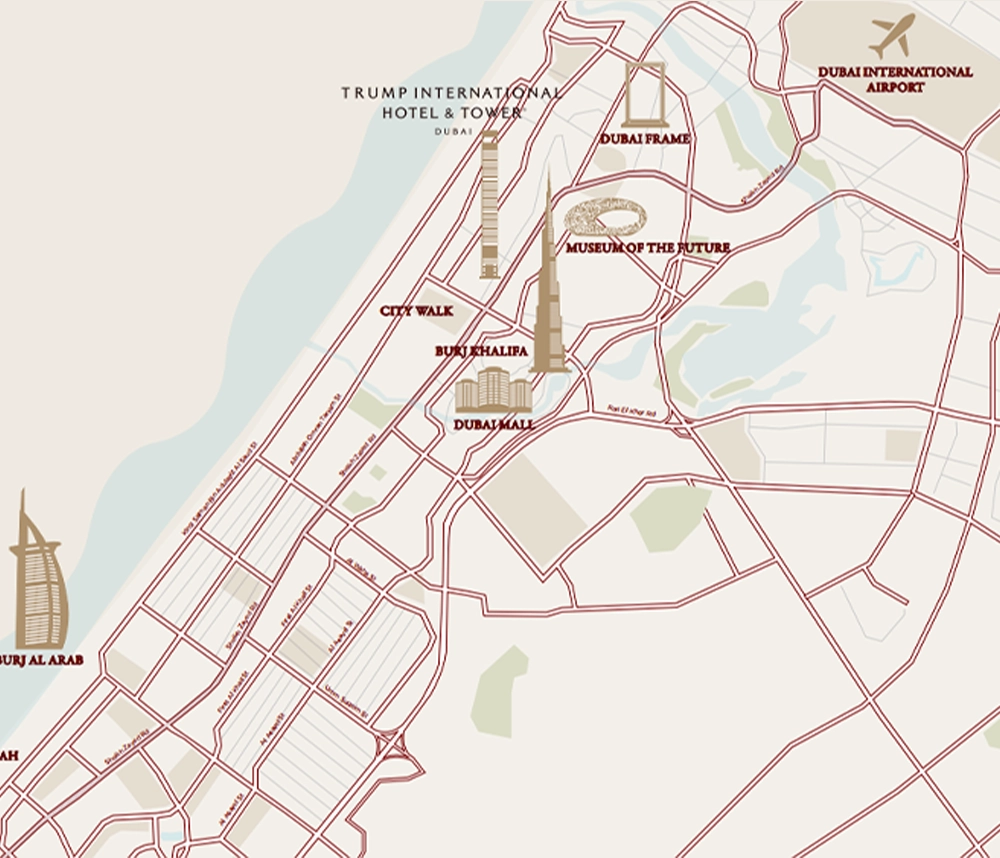 Dar Global Trump Tower Location