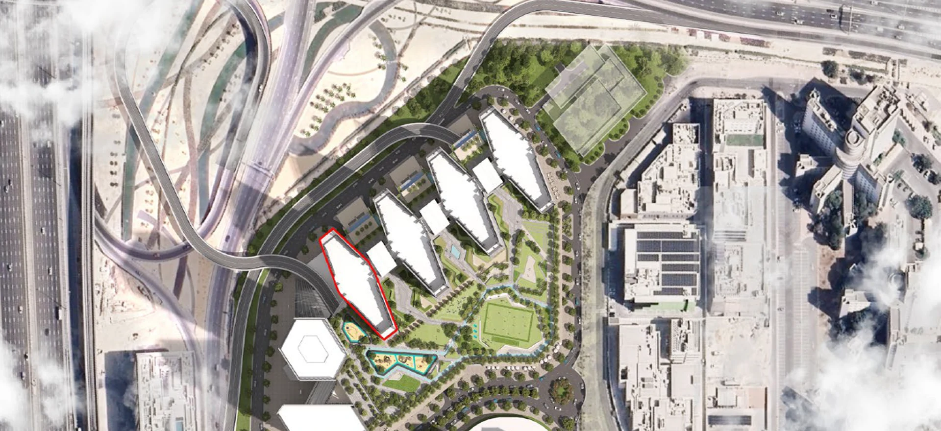 Sobha Central Site Plan