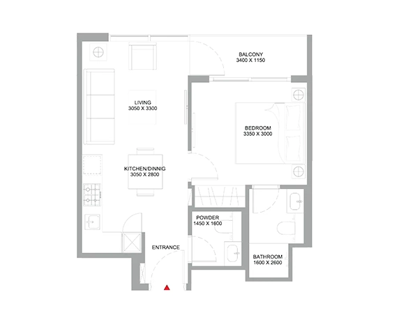 Delphine Beach Residences Floor Plan