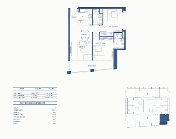Binghatti Twilight Floor Plan