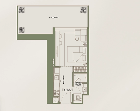 Binghatti Vintage Floor Plan