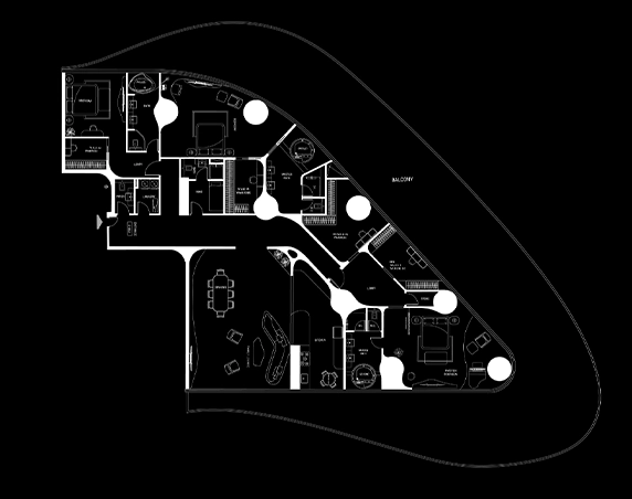 Bugatti Residences by Binghatti Floor Plan