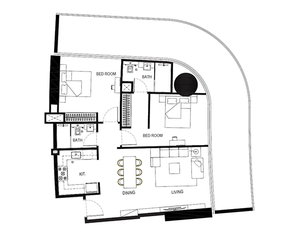 Binghatti Hills Interior