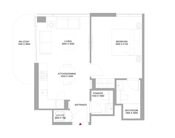 Delphine Beach Residences Layout