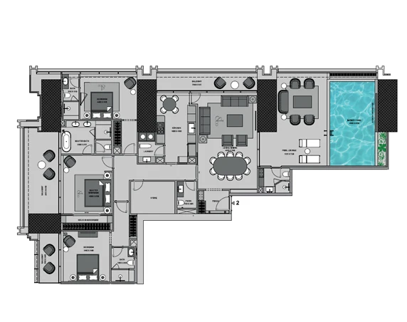Burj Binghatti Site Plan