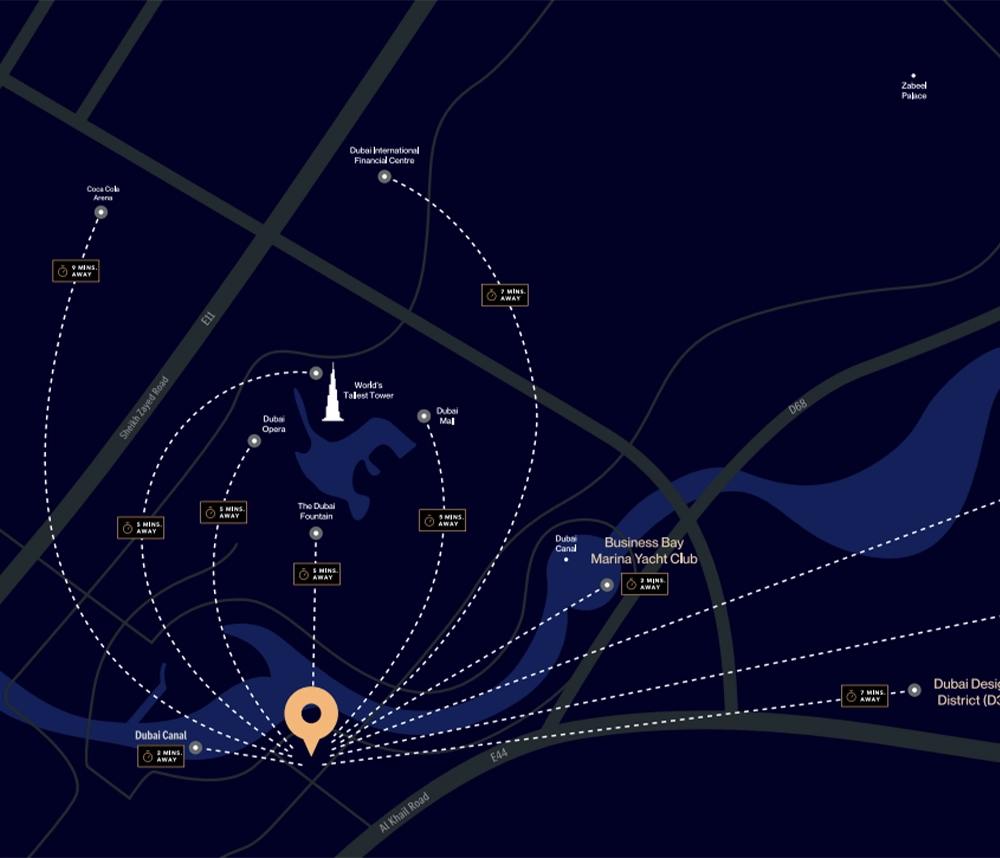 Binghatti Skyrise Location