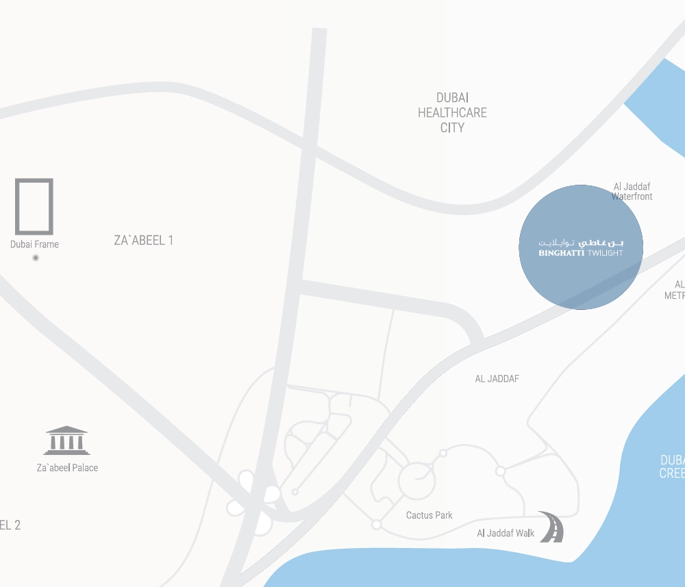 Binghatti Twilight Location