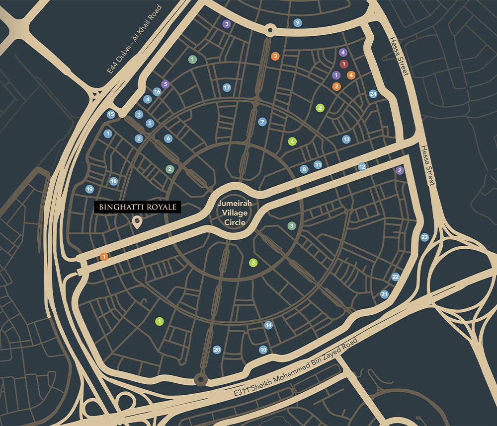 Binghatti Royale Location