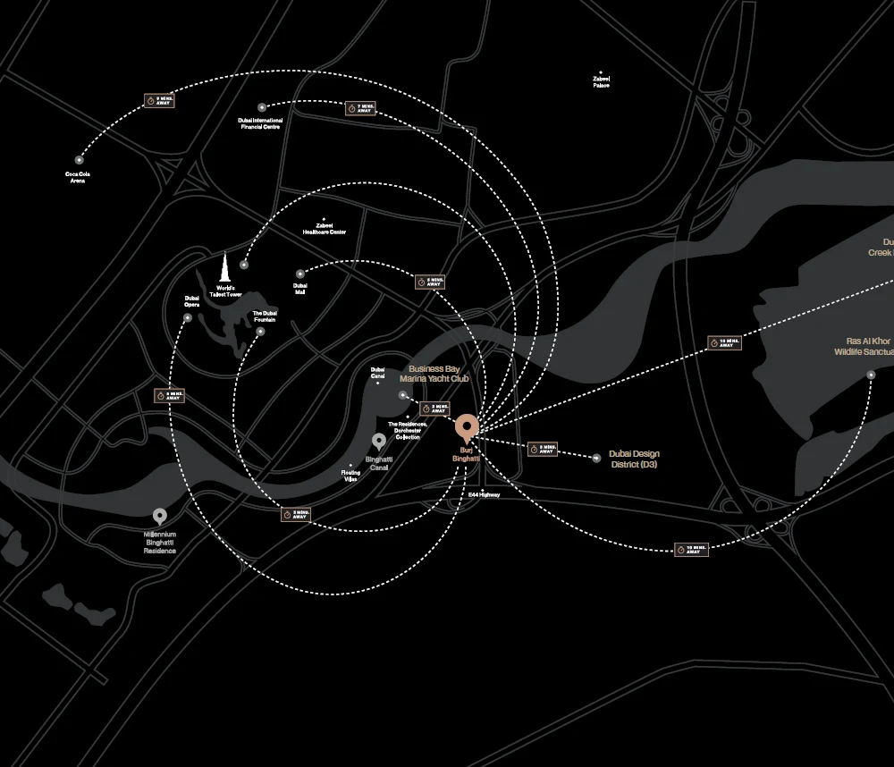 Burj Binghatti Location