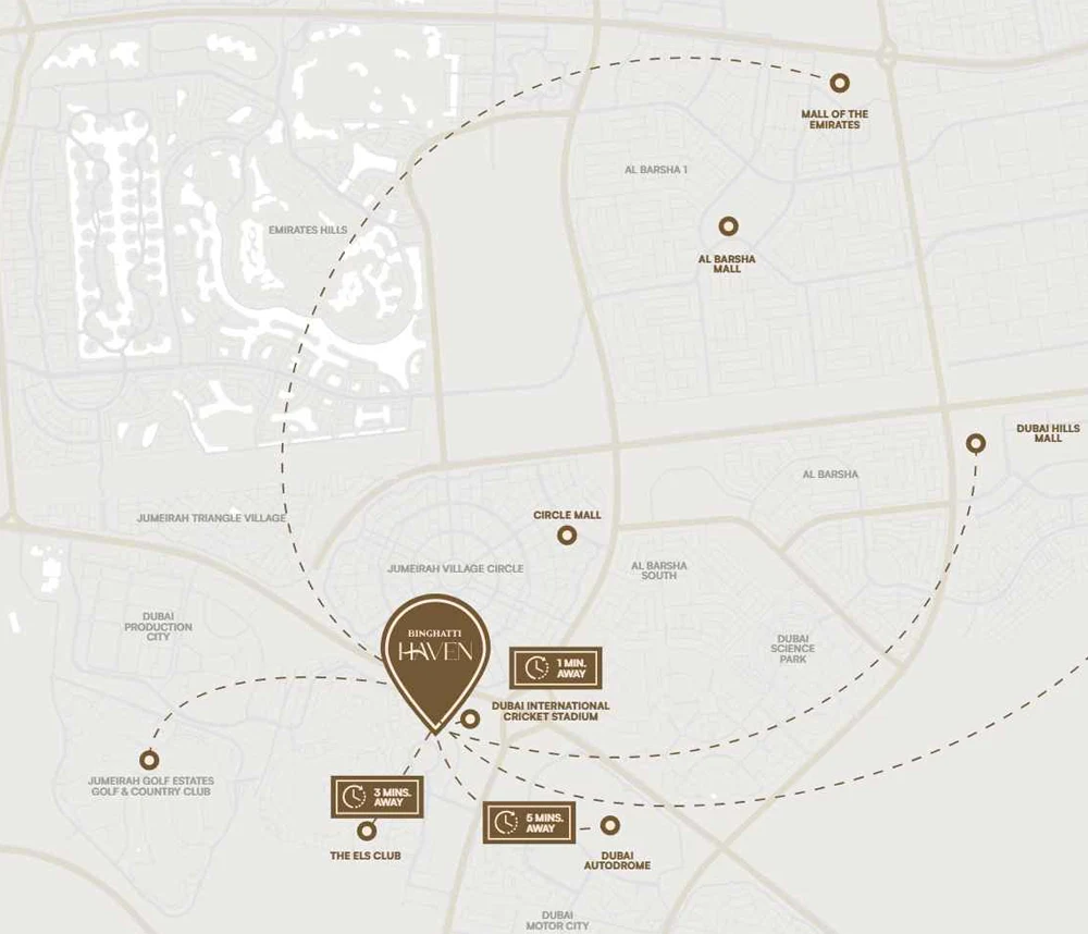 Binghatti Haven Location