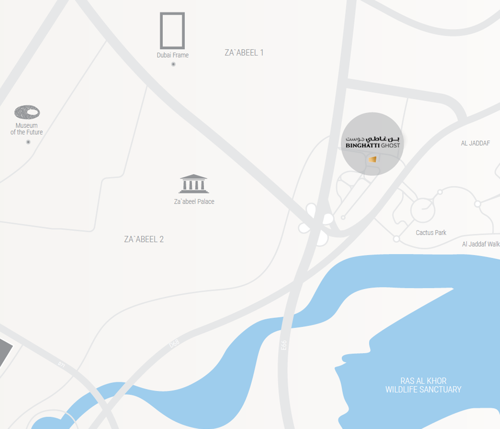 Binghatti Ghost Location